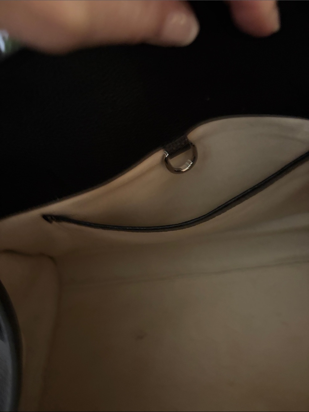 Margaux style quite luxury classic black leather big hand/ shoulder bag. - Picture 7 of 10